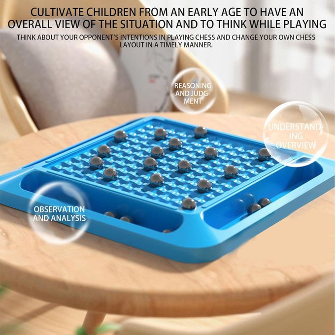 Magnetic Chess Game – Pack of 30 Magnetic Pieces with Portable Travel Chess Board – Educational Strategy Game for Kids and Adults – Family-Friendly Logic Puzzle for 2–4 Players – Ideal for Game Nights & Reunions