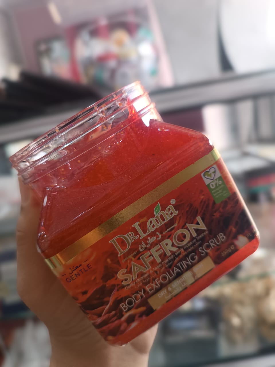 DR.LANA SAFFRON BODY EXFOLIATING SCRUB 350ML