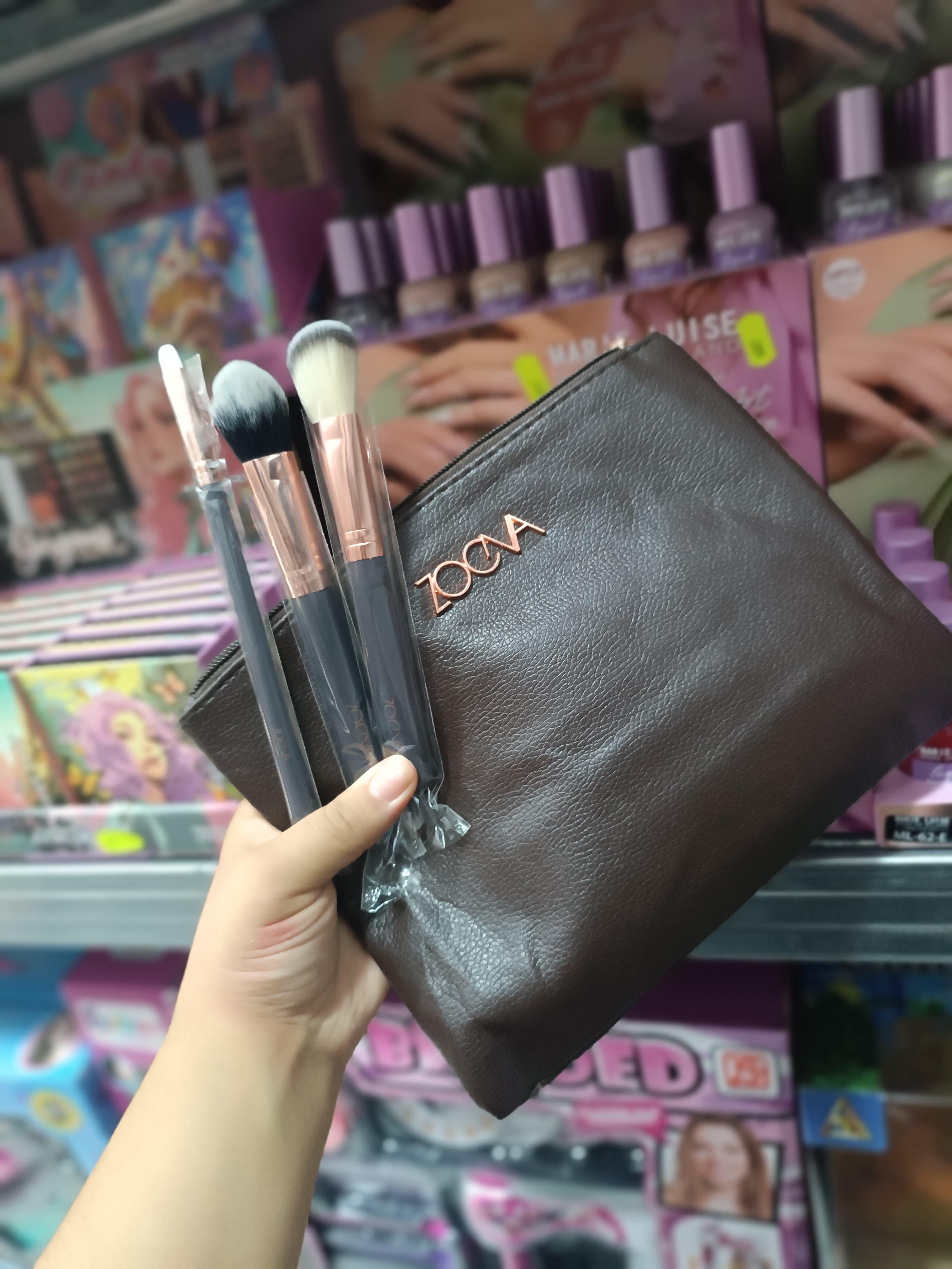 ZOEVA THE ARTISTS BRUSH SET (ROSÉ GOLDEN EDITION) - Pinceau maquillage