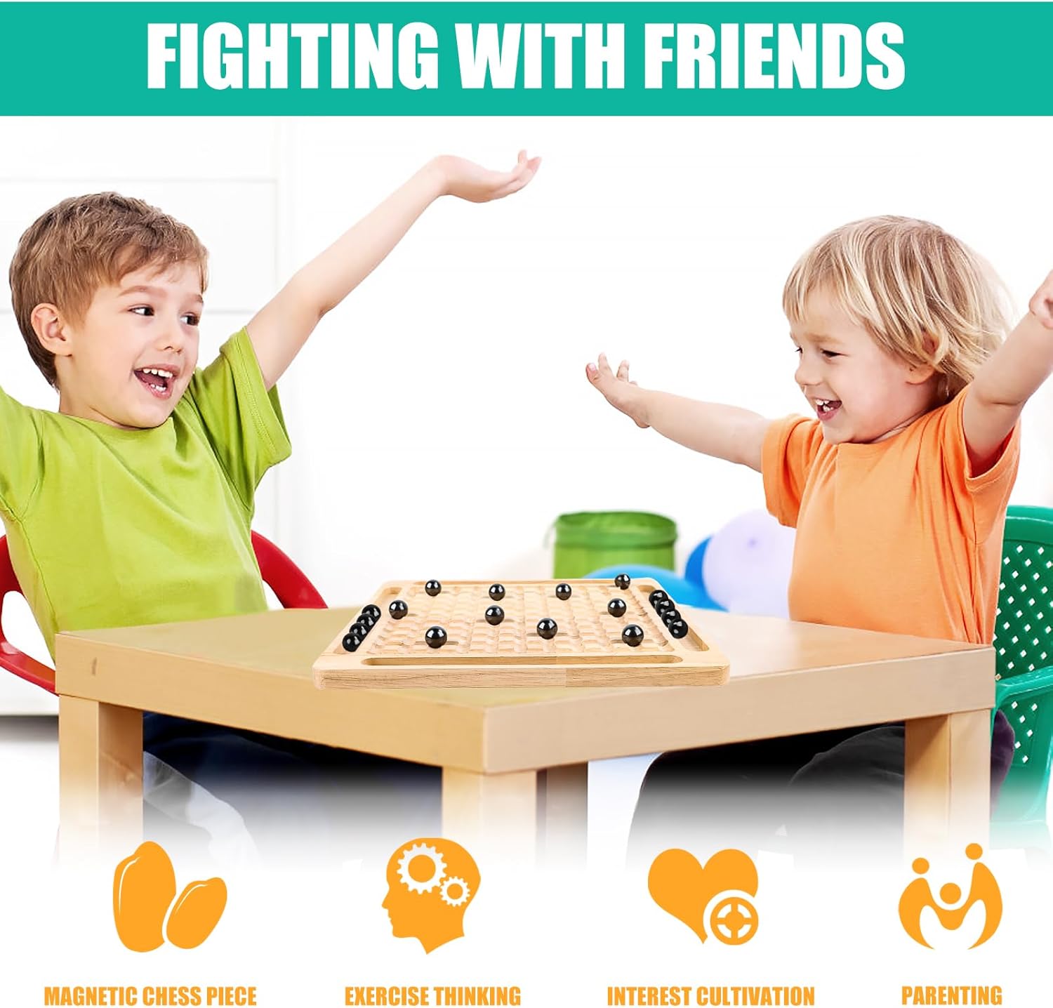 Magnetic Chess Game, Magnetic Chess Board, Magnetic Chess Game, Magnetic Chess Game, Magnetic Stone Board Game, Table Magnetic Game for Family Reunions