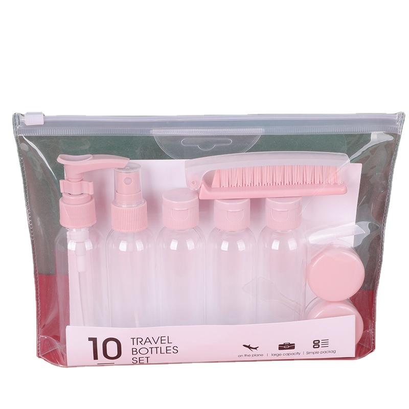 Care Travel Lotion Bottle Set 10Pcs Travel Kit Travel Cosmetic Bottle Set