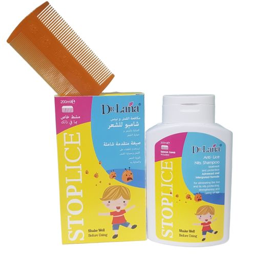 D.R LANA STOP LICE ANTI-LICE NITS SHAMPOO 200ML