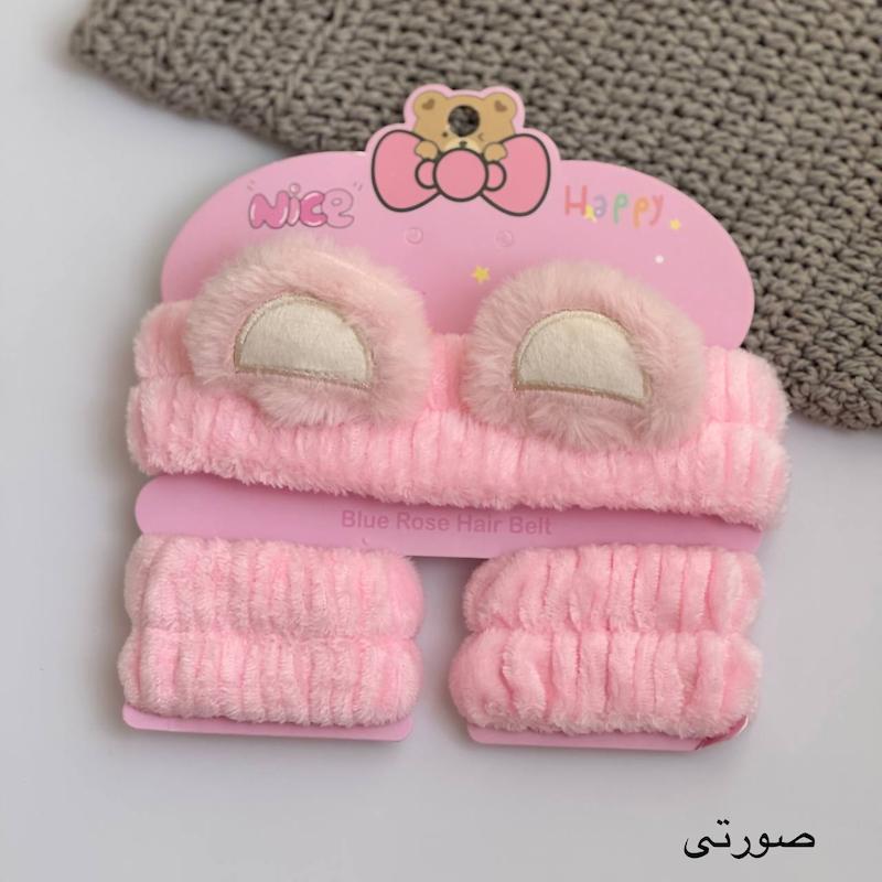LOT DE 3 BANDEAUX EN PELUCHE EN FORME D'OREILLE D'OURS POUR FEMMES ET FILLES POUR SE LAVER LE VISAGE ET LE MAQUILLAGE